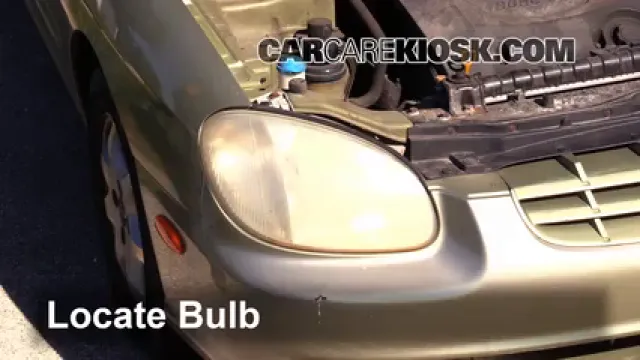 2000 Hyundai Sonata GLS 2.5L V6 Luces Luz de estacionamiento (reemplazar foco)